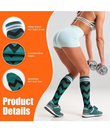Medical Compression Socks for Men (Wide Calf) - 20-30mmHg 6 Pairs | Ideal for Varicose Veins Post-Surgery Swelling Nursing Pregnancy & Diabetics - Buy Online on GoSupps.com