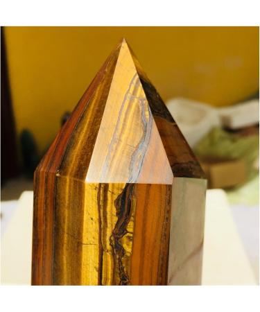 Natural Crystal Rough Natural Tiger Eye Crystal Point Stone Quartz Crystal Rod Crafts Home Decoration Ornaments Gift 1pc Home Collections (Size : 400-500g) - Buy Online on GoSupps.com