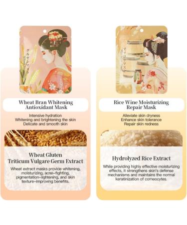 ISBEAUSOLS Face Masks Skincare - Face Masks Beauty - Face Mask Set for Women - Hydrating Face Mask - Self Care Gift Sets for Women - Sheet Face Mask - Moisturizing Soothing Radiant - Buy Online on GoSupps.com