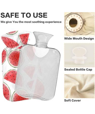 Buy Naanle Watercolor Heat Bottle - 1L Transparent Hot Water Bottle for Bed Hands & Feet | Pain Relief & Therapy | International Shipping - Buy Online on GoSupps.com