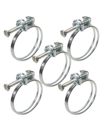 Pisces Double Wire Clips for 32mm Hose (5 Pack) 5 32mm (1.25in)