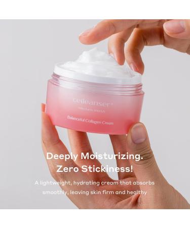 CELLEANSER Balanceful Vegan Collagen Cream - Hydrating & Firming Face Moisturizer for Wrinkles Anti-Aging 50ml 1.69 fl.oz - Buy Online on GoSupps.com