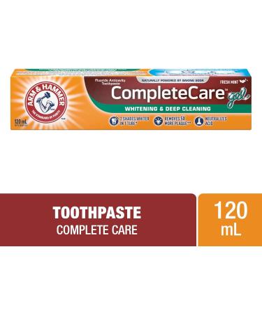 ARM & HAMMER Complete Care Gel Toothpaste 120-ml - Buy Online on GoSupps.com
