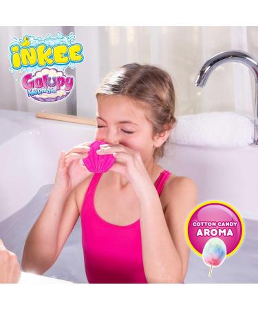 Buy Inkee Galupy Mermaid Bathing Ball Surprise Inside Mussel Shape Mermaid Figures & Cotton Candy Aroma | Ideal Gift for Kids International Shipping Available - Buy Online on GoSupps.com