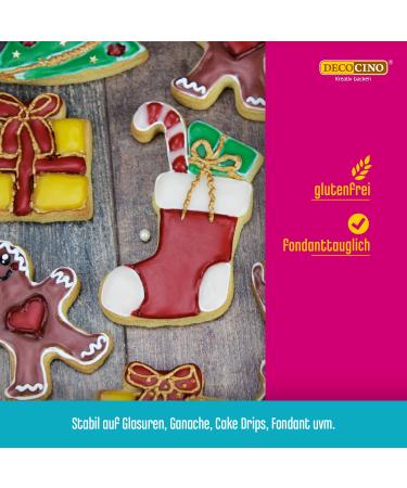 Decocino Gold Sugar Script in Practical Tube | Ideal for Cake Fondant & Glaze Decoration - Perfect for Cakes & Cupcakes - Shop Internationally! - Buy Online on GoSupps.com