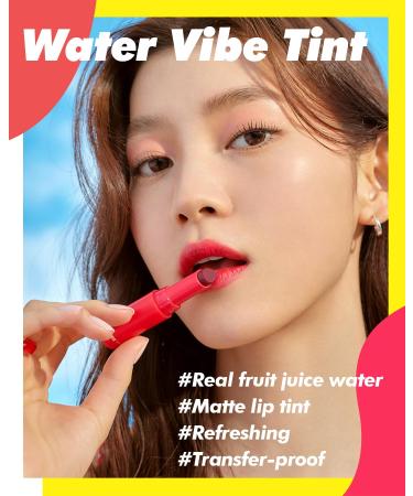 Shop HOLIKA HOLIKA Water Vibe Tint - Vivid Long Lasting Lip Stain Transfer Proof Tint Buildable Formula for Lips & Cheeks - 0.1oz (03 SPLAT) | International Shipping Available - Buy Online on GoSupps.com
