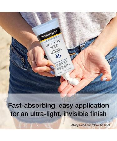 Neutrogena Sunscreen Lightweight dry-touch Non-Comedogenic Water & Sweat Resistant SPF 45 88mL Lotion 88 ml (Pack of 1) SPF 45 - Buy Online on GoSupps.com