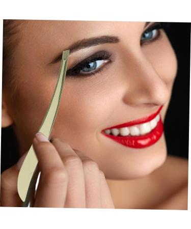 Mikinona 1 Eyebrow Clips Eyebrow Clip Tweezers Hair Remover Tool Facial Hair Tweezers Make up Kit Mini Slant Tweezer Eyebrow Plucking Kit Women Eyebrow Curler Eyebrow Makeup Tool - Buy Online on GoSupps.com