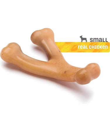 Benebone Wishbone Real Chicken Small Dog Chew Toy - Durable for Aggressive Chewers | International Shipping Available - Buy Online on GoSupps.com