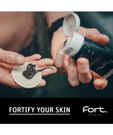 Fort Skincare - Silicone Exfoliator - Cleanse & Exfoliate Your Skin with Ease - Gentle Brush with Suction Handle - Body Scrubber for Men - Made from Soft Silicone - Ideal for Travelling - Buy Online on GoSupps.com