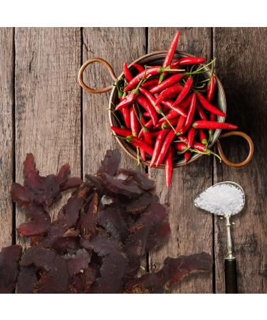 Piri Piri Biltong - High Protein Healthy Snack from British & Irish Beef | 250g Pack - The Original Biltong Company - Buy Online on GoSupps.com