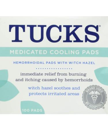 TUCKS Medicated Cooling Pads 100 Each