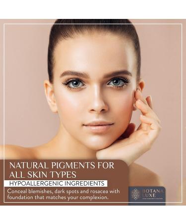 Luxe Mineral Foundation | Natural Pigments | All Skin Types | Teens & Adults | Lightweight & Silky Smooth | Long-Lasting & Clean | Hypoallergenic & Non-Comedogenic - Buy Online on GoSupps.com