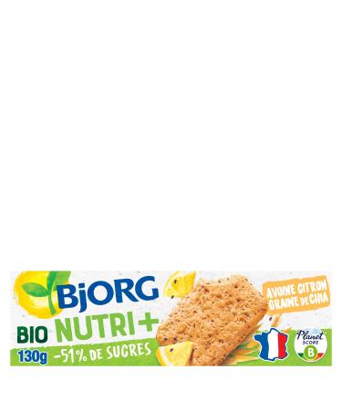 Bjorg Oat Lemon Chia Seed Biscuit 130g - Pack of 12