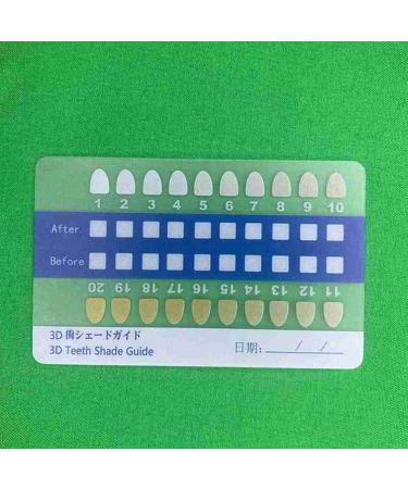 Healifty Porcelain Teeth Whitening Shade Guide - 40pcs Dental Equipment for Oral Care - Buy Online on GoSupps.com