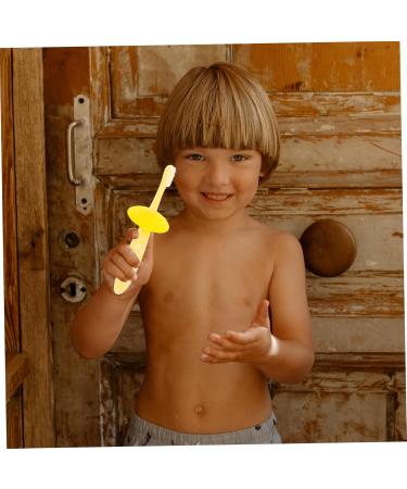 Magiclulu Toddler Toothbrush - Essential Household Accessory for Toddler Care | 1 Pack Yellow - Buy Online on GoSupps.com