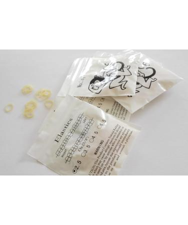 2PACK Dental Orthodontic Latex Elastics - 3/8 Inch O-Rings for Intraoral/Extraoral Use | CE/FDA Approved - Buy Online on GoSupps.com