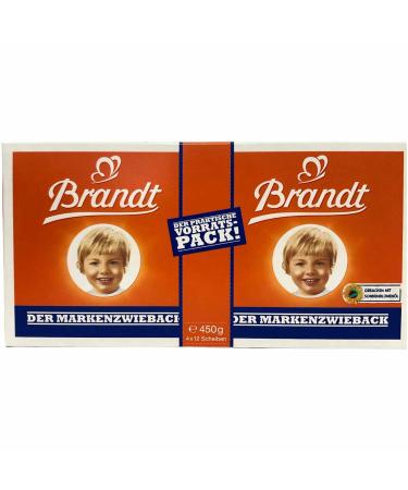 Brandt Branded Rusks 10 Pack (10x450g) - Practical Storage + UsY Block - International Shipping - Buy Online on GoSupps.com