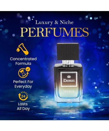 Dumont FIERCE - 3.4oz - Unisex Perfume for Men & Women - Spicy Fruity & Musky Fragrances - Long Lasting Cologne Mist & Body Spray - for Him & Her Fresh 1 Count (Pack of 1) - Buy Online on GoSupps.com