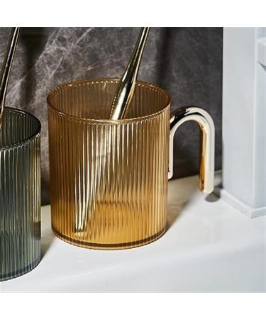 Digjobk Toothbrush Mug - Multi-Function Bathroom Accessory for Toothbrushes Toothpaste & Mouthwash | International Shipping Available - Buy Online on GoSupps.com