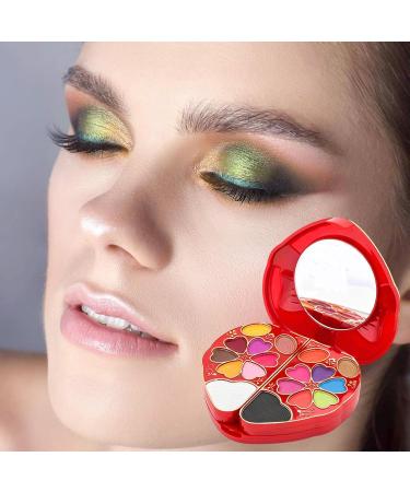  Ecoticfate Makeup Palette Bag Heart Makeup Box Makeup Palettes for Women Eyeshadow Palette with Mirror Makeup Gift Box 28 Ecoticfate - Buy Online on GoSupps.com