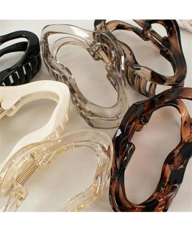 Hair clips Claw Clips 1 Pc Irregular Hollow Out Hair Claws Clips Women Girls Large Crab Hair Clips Barrettes Clips Hair Accessories Fashion-D(B) - Buy Online on GoSupps.com