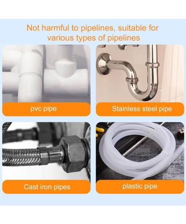 Sink Drain Cleaner - Powerful 100ml Tub Drain Cleaner | Bathroom Sink Drain Cleaner with Pleasant Fragrance for Kitchen Drain Tub Drain - Buy Online on GoSupps.com