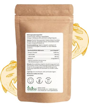 Omega 3 Capsules 500 Pieces | Highly Dosed Fish Oil 3000mg Daily Dose with 18% EPA and 12% DHA | Natural Triglyceride Form - Buy Online on GoSupps.com