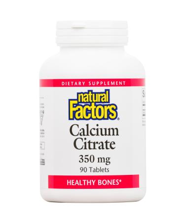 Natural Factors Calcium Citrate 350 mg 90 Tablets