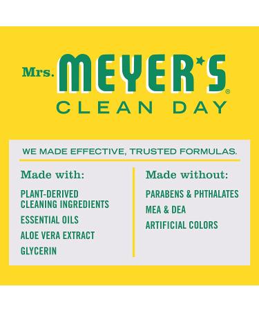Mrs. Meyer's Honeysuckle Liquid Dish Soap, 16 fl. oz - Biodegradable Formula, Pack of 3 - Buy Online on GoSupps.com