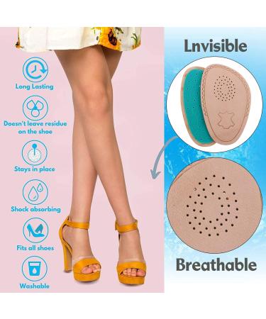 Buy Healeved Anti-Slip Shoe Insoles & Metatarsal Pads for Women - High Heel Inserts & Crutch Handle Covers - Comfortable Foot Support - Buy Online on GoSupps.com