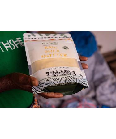 Northshea Raw Shea Butter 16oz | 100% Pure African Unrefined Moisturizer for Skin, Face, Body & Hair | Ideal for Soap Making, DIY Lotions, Oils, and Lip Balms - Buy Online on GoSupps.com