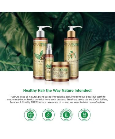 Argan Oil Conditioner - Natural Hair Loss Prevention Sulfate & Paraben-Free 8oz | ArganPure Complex for Healthy Hair Growth - Buy Online on GoSupps.com