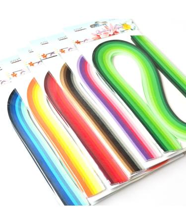 JUYA Paper Quilling Set 54cm Length Up to 42 Shade Colors 6 Pack(42 Colors Width 5mm) Width 5mm 42 Colors - Buy Online on GoSupps.com
