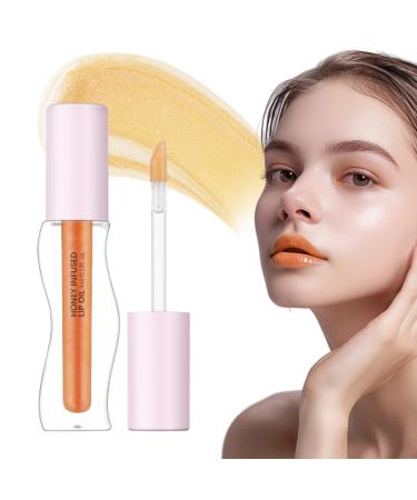 JINGLING JINGLING Moisturizing Lip Oil 8ml Lightweight Long-Lasting | Smoothing Lip Care Oil for Plump Lips - for Travel Business Trip Home Outdoors School Girlfriend Wife Friend