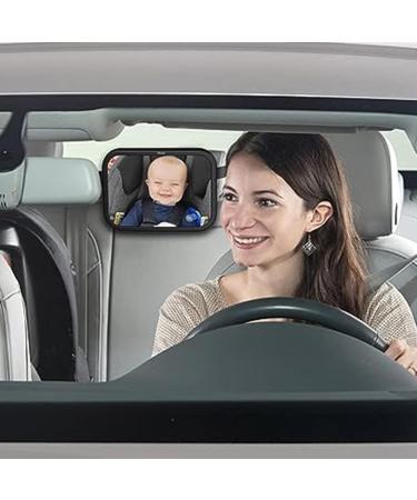 Adjustable Baby Backseat Mirror for Safe Car Rides - Shatterproof & Secure Design - Buy Online on GoSupps.com