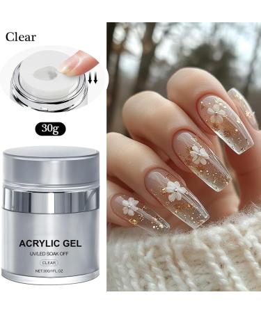 Poly Nail Gel 30g Nail Strengthening Gel | Smooth Extension Hardener For Beginners Home Women - Buy Online on GoSupps.com