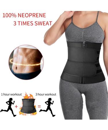 Shop Aoleytech Women's Waist Trainer Corset | Adjustable Sweat Belt for Effective Belly Trimming & Workout Support - Buy Online on GoSupps.com