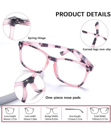 SIGVAN 4 Pack Progressive Multifocus Reading Glasses - Blue Light Blocking Spring Hinge 1.5x Magnification for Men & Women - Ideal for Computer Use - Buy Online on GoSupps.com