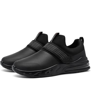 LARNMERN Women's Non Slip Work Shoes - Waterproof Kitchen Chef Shoes with Air Cushion for Restaurant & Food Service, Size 7, Black - Buy Online on GoSupps.com