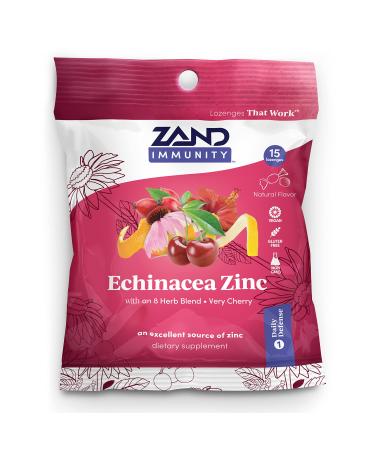 Zand Echinacea Zinc Herbalozenge Very Cherry 15 Lozenges