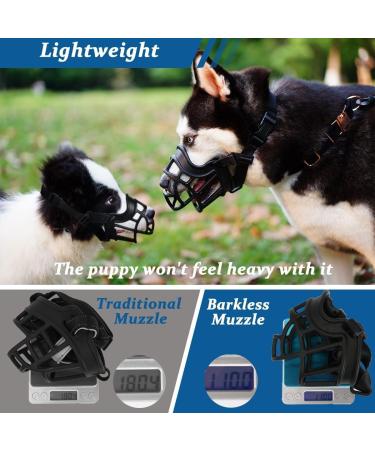 Buy Korb Muzzle for Dogs - Breathable Silicone Basket Adjustable & Anti-Bark XL Size - Buy Online on GoSupps.com