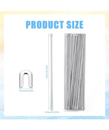 30 Pc 1/4 x 9.4 Inch Spiral Steel Boning Kit for Corset Making | Precut w/ Tips for Sewing, Structuring, & Forming Corsets - Buy Online on GoSupps.com