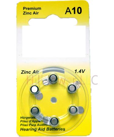 Buy 12 Pack A10 Size Hearing Aid Batteries - PR70 Zinc Air 1.45V Long Lasting Performance - Buy Online on GoSupps.com