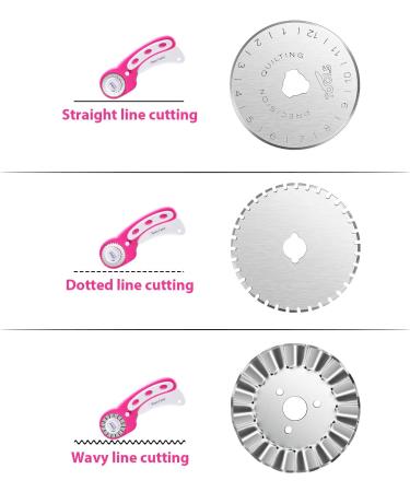 12 Pack 45mm Rotary Cutter Blades Replacement - Fits Fiskars and Olfa - for Quilting, Sewing, Crafts - Buy Online on GoSupps.com
