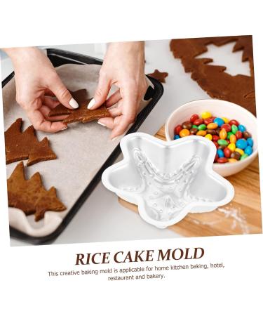 RORPOIR Food Mold Rolls Baking Tool Mold Mini Muffin Mini Baking Pans Cheesecake Pan Cake Mold 3D Bread Pan Celebrity 14X14X4CM Silver - Buy Online on GoSupps.com