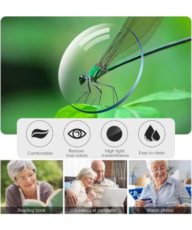 Bezax Semi-Frame Reading Glasses for Women - Blue Light Blocking Progressive Multifocus Readers +1.0 to +3.0 - Red Style +2.50 - Ideal for Digital Use - Buy Online on GoSupps.com