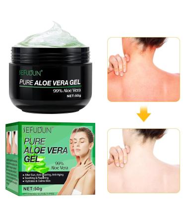 WIKICRYSTAL Pure Aloe Vera Gel 99% Aloe Vera Soothing Cooling Hydrating After Sun Anti-Aging - Buy Online on GoSupps.com