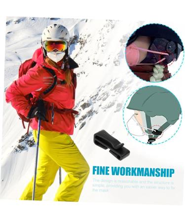 Fomiyes Masked Hooks for Bicycle & Ski Helmets - Protective Helmet Accessories & Mask Clips - Buy Online on GoSupps.com