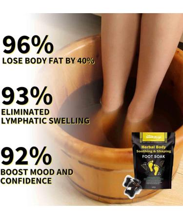 Herbal Detox&Shaping Cleansing Foot Soak Beads Slimwe Body Detox Foot Soak Herbal Foot Cleansing Soak Beads Herbal Detox And Shaping Foot Soak Beads for Varicose Veins & Relieve Pressure (1 Box) - Buy Online on GoSupps.com